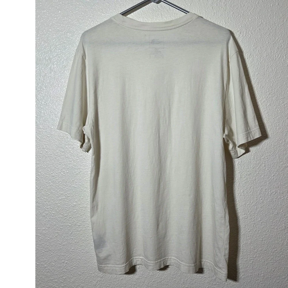 The North Face Embroidered Logo Tee Small White Gorpcore Outdoor Monochromatic